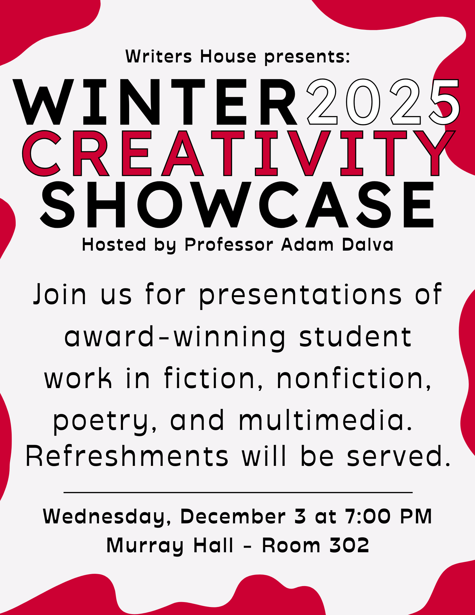 Image - Winter Creativity Showcase 2025 featuring Adam Dalva