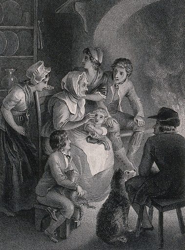 old woman story telling