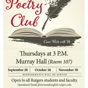 Poetry Club with Joanna Fuhrman